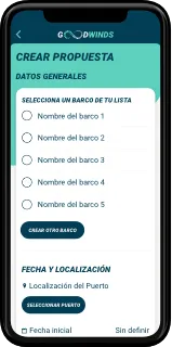 App reparación de barcos